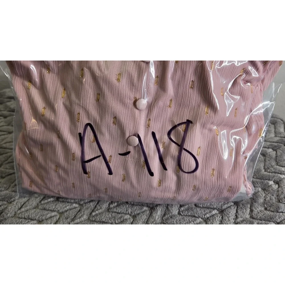 *NEW w/Tags INC International Concepts Women's Dress Pink Short Sleeve‎ Size XL